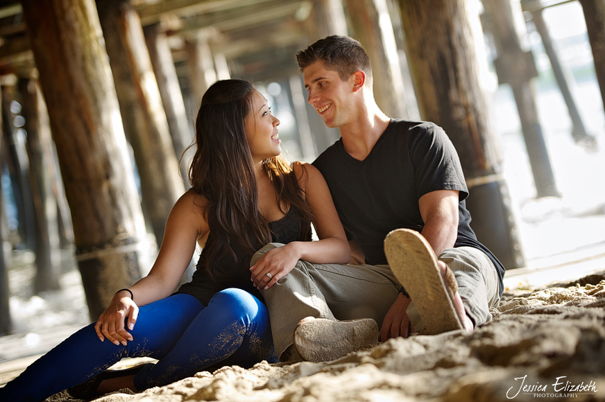 Jessica Elizabeth Wedding Photography Santa Monica Pier Engagement-02.jpg