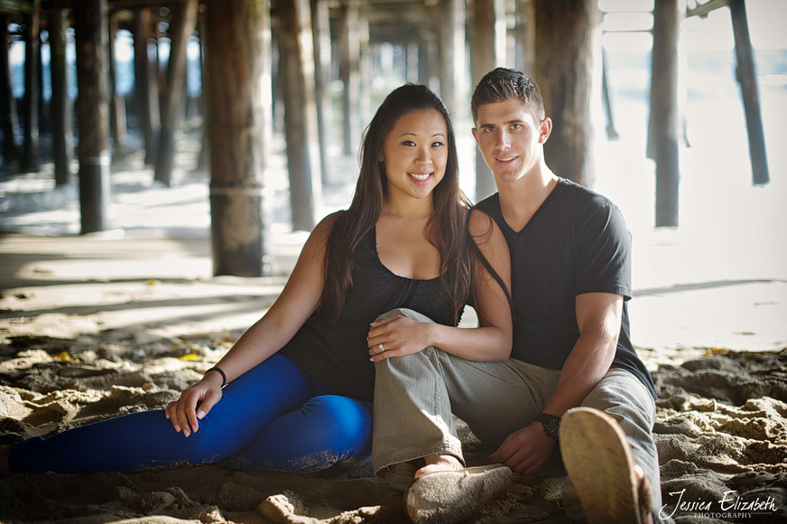 Jessica Elizabeth Wedding Photography Santa Monica Pier Engagement-05.jpg