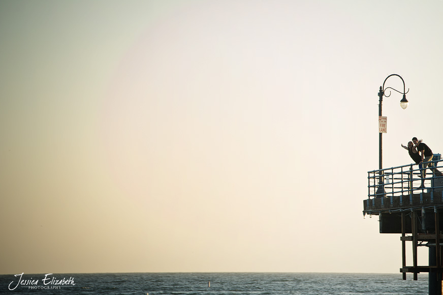 Jessica Elizabeth Wedding Photography Santa Monica Pier Engagement-20.jpg